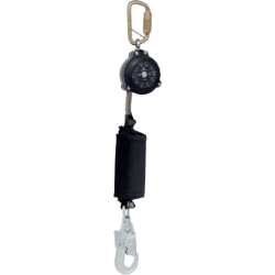 DELTA PLUS - Enrouleur à rappel automatique en sangle 1,80m, pour une utilisation verticale et horizontale en nacelle