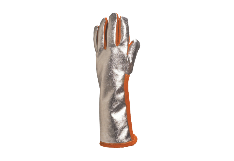 Gant thermique cuir aluminisé, protégeant des chaleurs extrêmes, idéal pour les travaux en industrie lourde - Taille 10 Gant thermique cuir aluminisé, protégeant des chaleurs extrêmes, idéal pour les travaux en industrie lourde - Taille 10