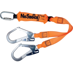 DELTA PLUS - Longe en sangle plate - Acier, Polyester - Taille 1 m - Couleur Orange