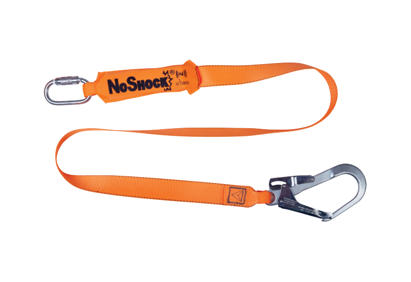 DELTA PLUS - Longe en sangle plate - Polyester - Ouverture:  55   mm  - Taille 2 m - Couleur Orange