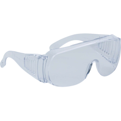 DELTA PLUS - Lunettes de protection monobloc incolores au design sport, avec protections latérales
