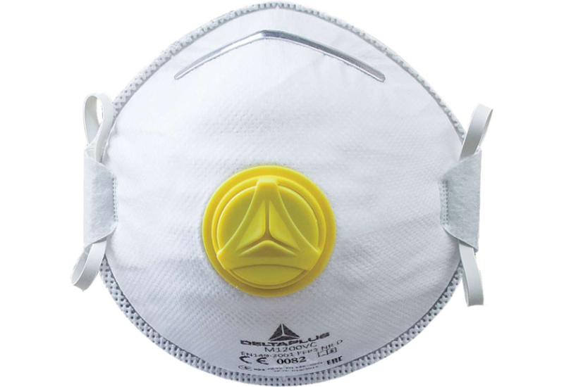 Delta Plus M1200VC : Masque FFP2 Coque avec Valve Haute Performance