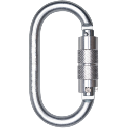 Mousqueton AM018 Acier - Verrouillage Auto pour Sécurité Maximale