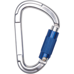 Mousqueton Alu AM025 DELTA PLUS : Verrouillage Auto pour Pros en Hauteur