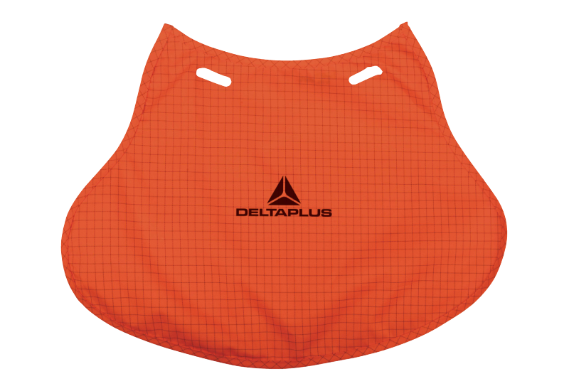 Delta Plus NECKALPHA : Accessoire Casque Protège-nuque Orange Fluo