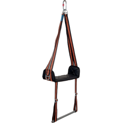 Siège polyester Delta Plus TC105 avec repose-pied réglable et anneaux D porte-outils latéraux