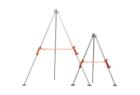 DELTA PLUS - Trpied tlscopique - Aluminium - Longueur:  Ajustable  - Taille Ajustable - Couleur Aluminium DELTA PLUS - Trpied tlscopique - Aluminium - Longueur:  Ajustable  - Taille Ajustable - Couleur Aluminium