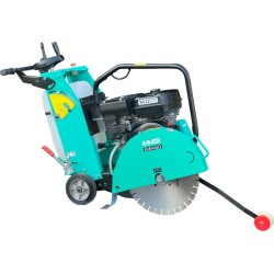 IMER - Scie à sol SW450 - robuste, pratique et polyvalente - Idéale pour les travaux de réparation de routes (béton ou asphalte)