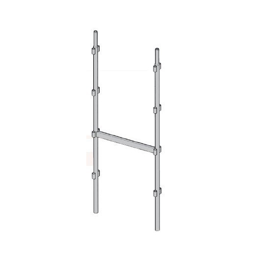 ALTRAD - Lot échafaudage façadier AERIS 45 - 78 m² - garde-corps montage et démontage en sécurité (mds)