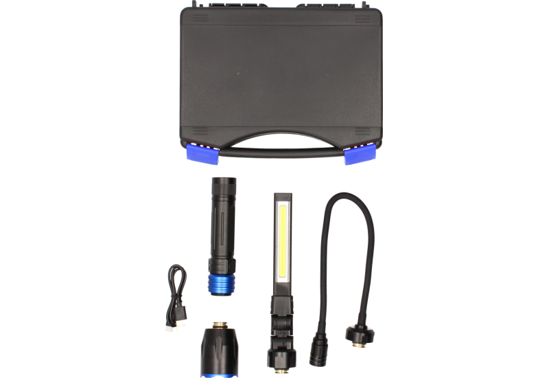 ARLUX - Mallette Bx3In1 Rechargeable/9W/650-480-220Lm/Noir&Bleu ARLUX - Mallette Bx3In1 Rechargeable/9W/650-480-220Lm/Noir&Bleu