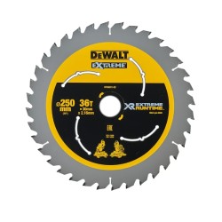 DEWALT - Lame de scie circulaire stationnaire XR Runtime, 250x30 mm, 36 dents