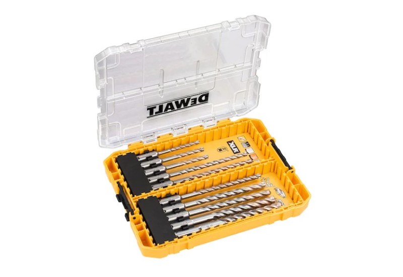 DEWALT - Moyen coffret TOUGHCASE béton SDS-Plus 10 pièces