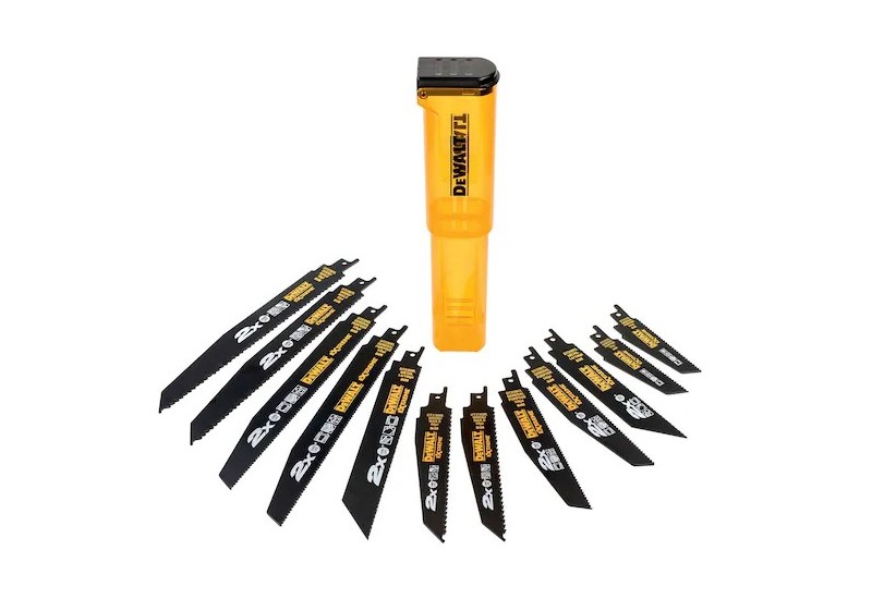 DEWALT - Coffret de 12 lames pour scie sabres
