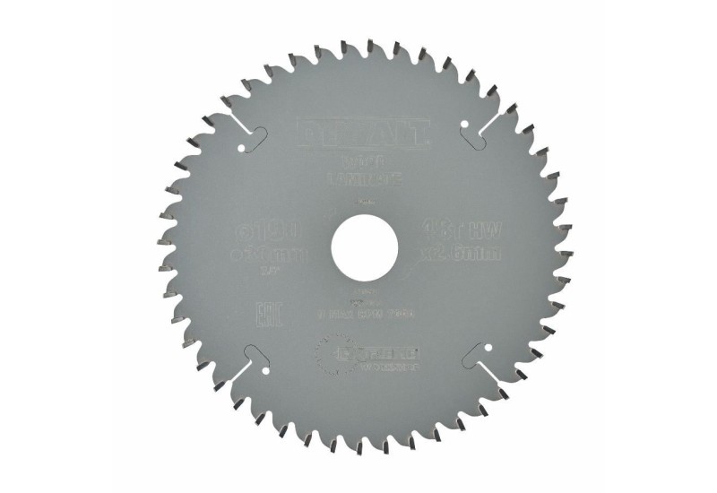 DEWALT - Lame de scie circulaire portative Extreme Workshop, 190x30 mm, 48 dents