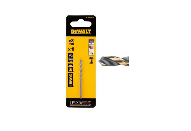 DEWALT - Foret Black&Gold HS-G 3X33X61 mm