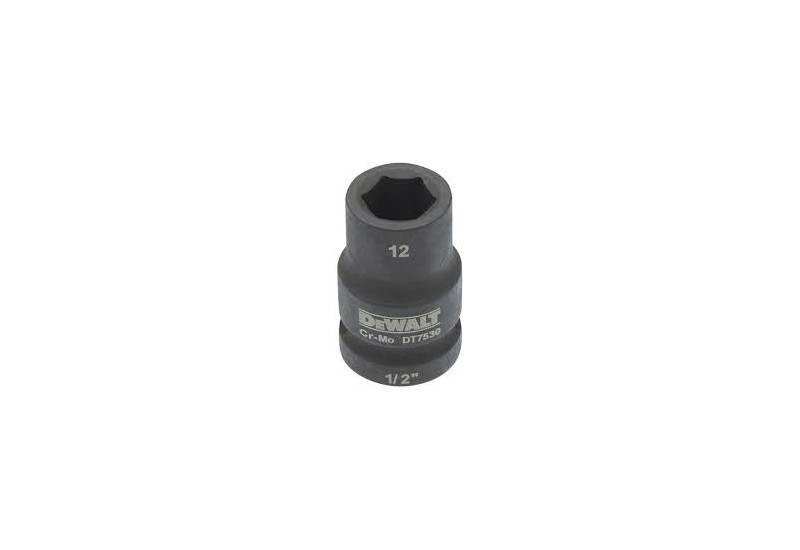 DEWALT - Douilles impact diamètre 12 mm 1/2"