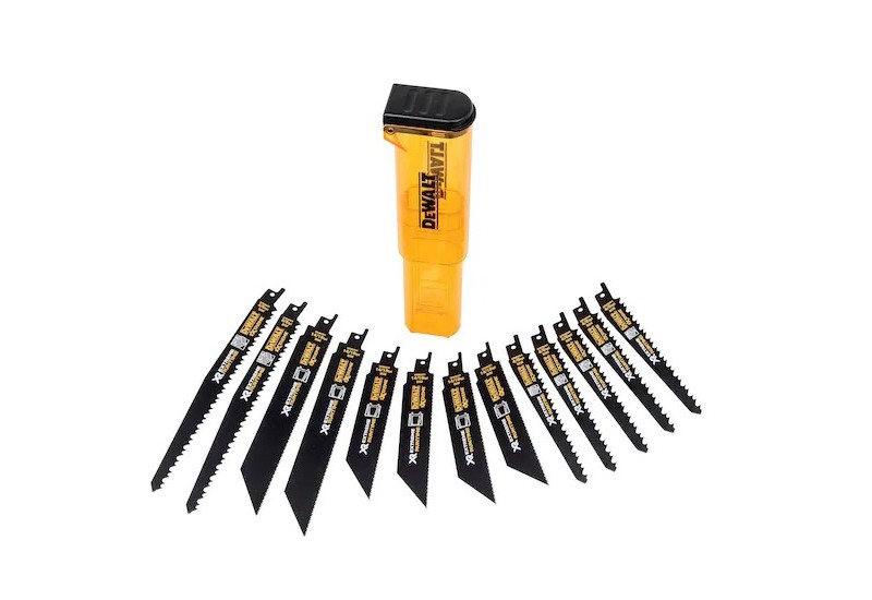 DEWALT - Coffret de 13 lames de scie sabre XR Runtime pour la coupe du bois et du métal 152-230 mm DEWALT - Coffret de 13 lames de scie sabre XR Runtime pour la coupe du bois et du métal 152-230 mm