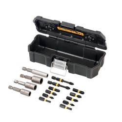 DEWALT - Coffret Mag Box magnétique impact Torsion avec embouts 25 mm et 50 mm