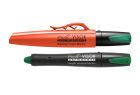 Marqueur Pica Visor 990/36 vert – vue latérale avec clip