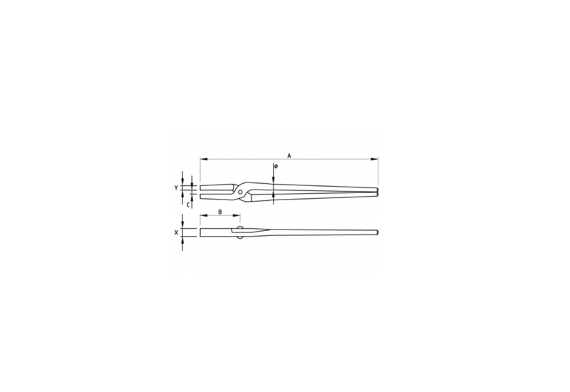 Tenaille de forge - Utilisée au départ par les forgerons, pour travailler l'acier. Tenaille de forge - Utilisée au départ par les forgerons, pour travailler l'acier.