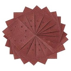 DEWALT - 1/4 feuille abrasive pour ponceuses vibrantes grain 100 - 8 perforations 115x140 mm