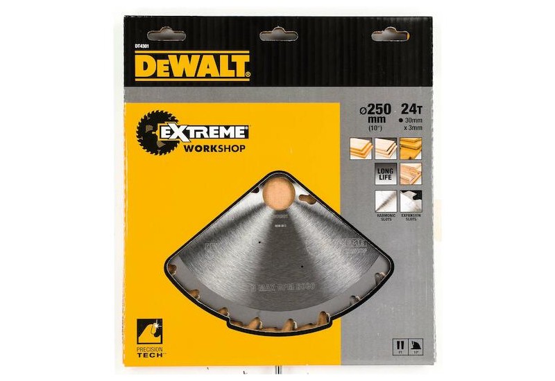 DEWALT - Lame de scie radiale 250x30,4 mm, 24 dents DEWALT - Lame de scie radiale 250x30,4 mm, 24 dents