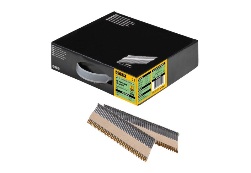 DEWALT - Pointes en bande papier standard 33° crantées 2.8x63 mm DEWALT - Pointes en bande papier standard 33° crantées 2.8x63 mm