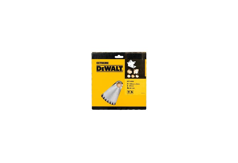 DEWALT - Lame pour scie circulaire plongeante Extreme Workshop, 165x20 mm, 48 dents DEWALT - Lame pour scie circulaire plongeante Extreme Workshop, 165x20 mm, 48 dents