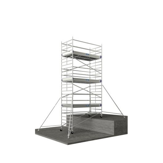 ECHAFAUDAGE ROULANT NEOLIUM 600 LINE - HAUTEUR TRAVAIL : 4 M - ALUMINIUM - TUBESCA COMABI ECHAFAUDAGE ROULANT NEOLIUM 600 LINE - HAUTEUR TRAVAIL : 4 M - ALUMINIUM - TUBESCA COMABI