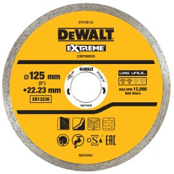 DEWALT - Disque fritté pour le carrelage 125x22.2 mm, hauteur segment 7 mm