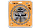 DEWALT - Lame de scie circulaire sans fil Construction, 184x20 mm, 24 dents