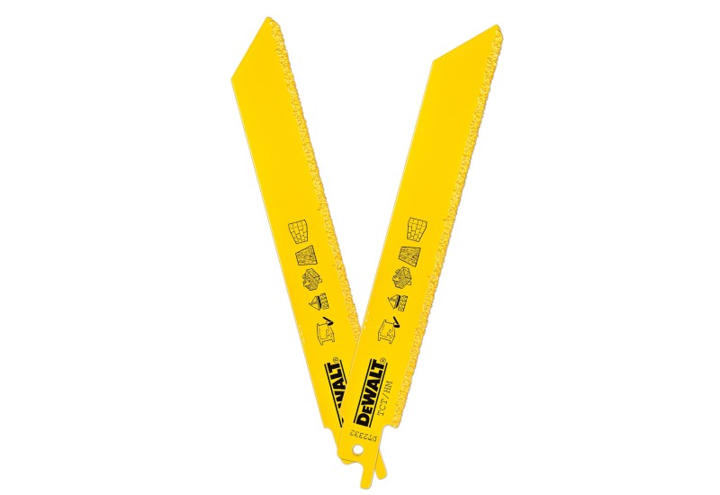 DEWALT - Lame de scie sabre à denture au carbure de tungstène 152 mm