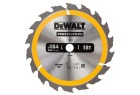 DEWALT - Lame de scie circulaire portative Construction, 184x16 mm, 18 dents
