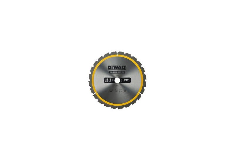 DEWALT - Lames de scie circulaire stationnaire Construction 315x30 mm, 24 dents DEWALT - Lames de scie circulaire stationnaire Construction 315x30 mm, 24 dents