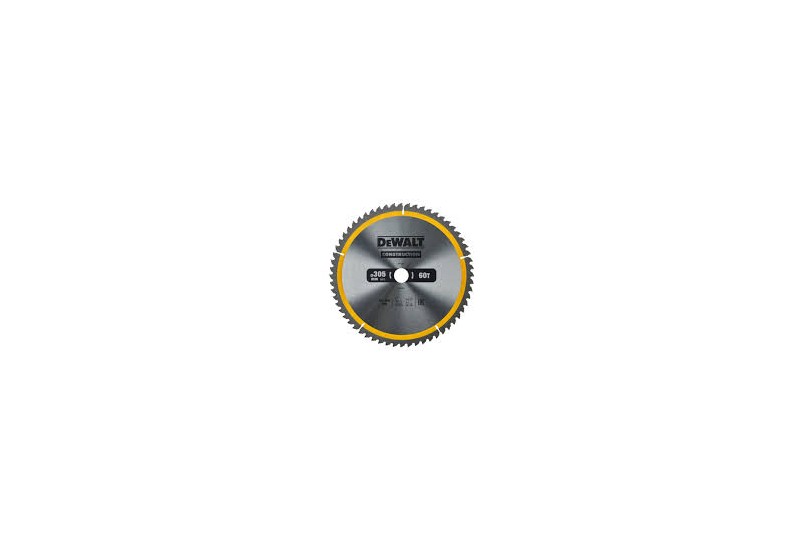 DEWALT - Lames de scie circulaire stationnaire Construction 305x30 mm, 60 dents DEWALT - Lames de scie circulaire stationnaire Construction 305x30 mm, 60 dents