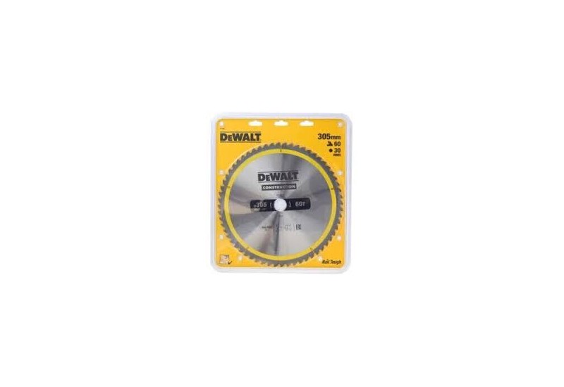 DEWALT - Lames de scie circulaire stationnaire Construction 305x30 mm, 60 dents DEWALT - Lames de scie circulaire stationnaire Construction 305x30 mm, 60 dents