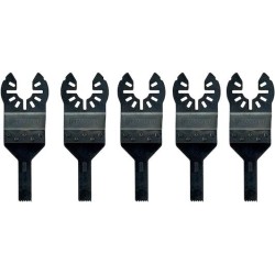 DEWALT - Jeu de 5 lames 10 x 43 mm pour la coupe de détail pour multi-cutter
