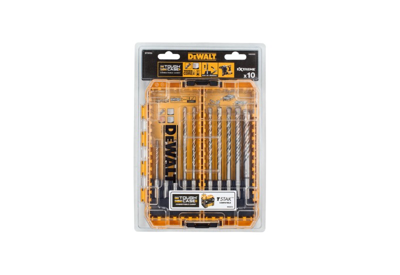 DEWALT - 10pc Extreme SDS Plus Masonry Drilling Set DEWALT - 10pc Extreme SDS Plus Masonry Drilling Set