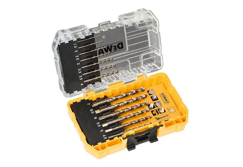 DEWALT - Coffret plastique de 13 forets métal Extreme cobalt HSS-CO DEWALT - Coffret plastique de 13 forets métal Extreme cobalt HSS-CO