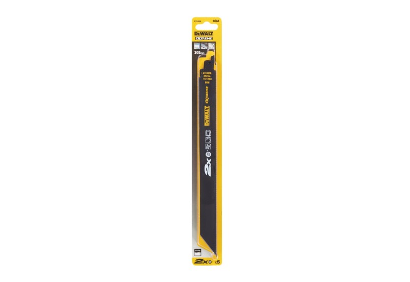 DEWALT - Lame de scie sabre BiM 2X Long Life pour la coupe du métal