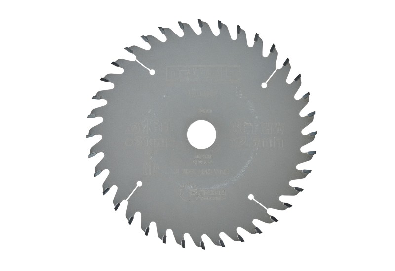 DEWALT - Lame de scie circulaire portative Extreme Workshop, 160 x 20 mm, 36 dents