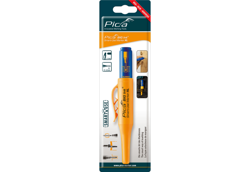 Marqueur industriel Pica BIG Ink bleu – mine large 10 mm Marqueur industriel Pica BIG Ink bleu – mine large 10 mm