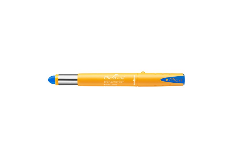 Gros plan de la mine gel bleue du Pica 8081/SB Gros plan de la mine gel bleue du Pica 8081/SB