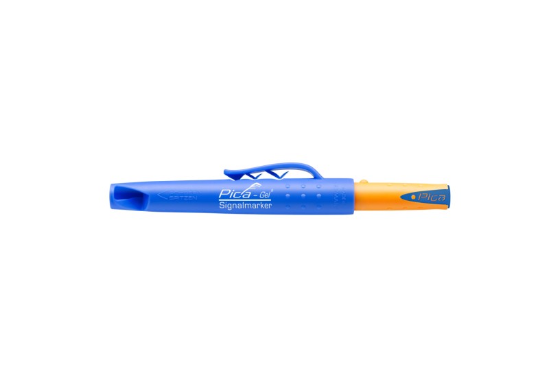 Crayon gel Pica Signalmarker bleu 8081/SB – vue de profil Crayon gel Pica Signalmarker bleu 8081/SB – vue de profil