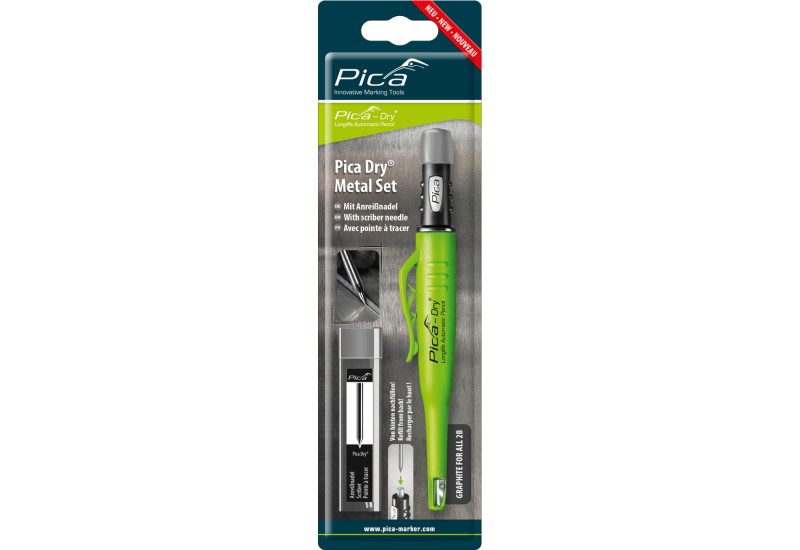 Crayon spécial pour traçage sur métal dur Pica Dry Metal Crayon spécial pour traçage sur métal dur Pica Dry Metal