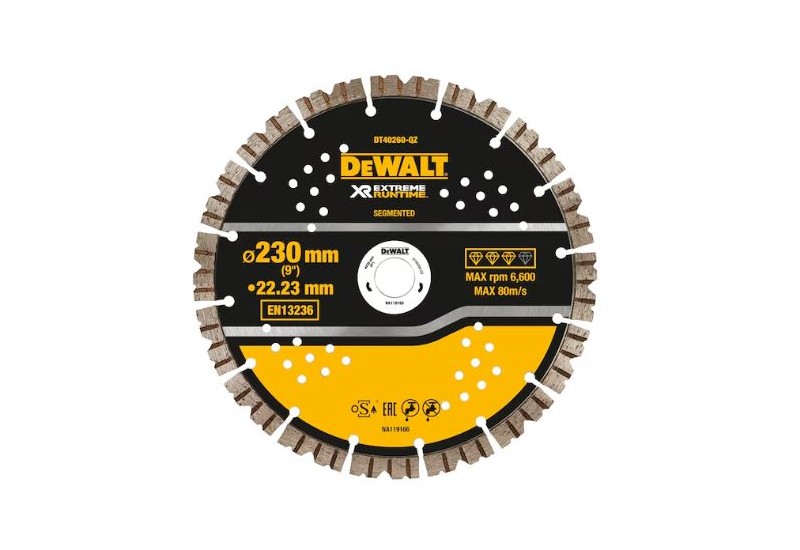 DEWALT - Disque Extreme Runtime pour Le béton 230 X 22.2 mm DEWALT - Disque Extreme Runtime pour Le béton 230 X 22.2 mm