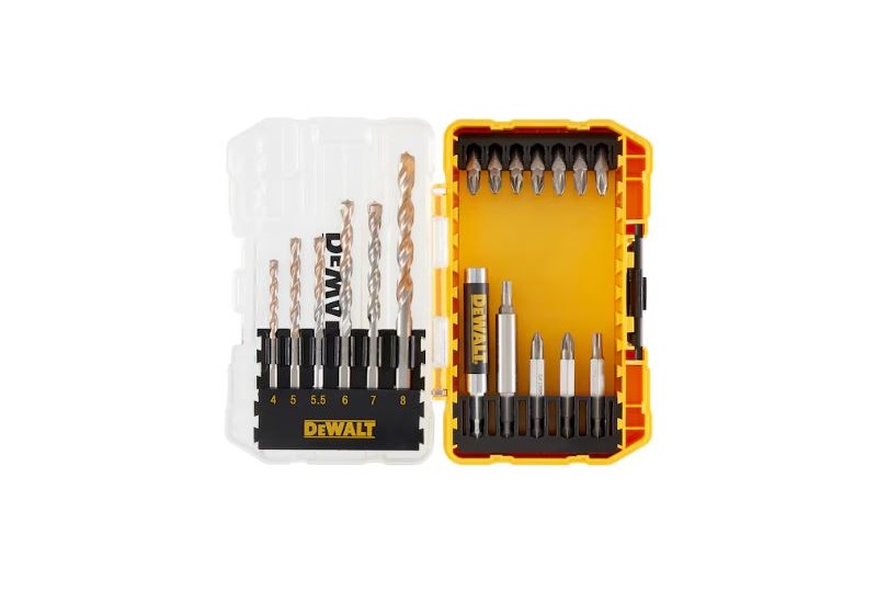 DEWALT - Petit coffret TOUGHCASE 19 pièces DEWALT - Petit coffret TOUGHCASE 19 pièces