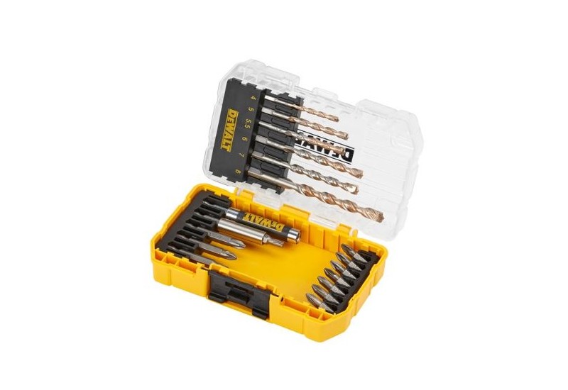 DEWALT - Petit coffret TOUGHCASE 19 pièces DEWALT - Petit coffret TOUGHCASE 19 pièces
