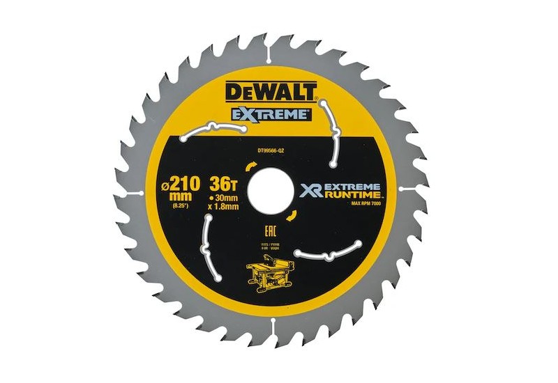 DEWALT - Lame de scie circulaire stationnaire XR Runtime, 210 x 30 mm, 36 dents DEWALT - Lame de scie circulaire stationnaire XR Runtime, 210 x 30 mm, 36 dents