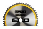 DEWALT - Lames de scie circulaire stationnaire Construction 305x30 mm, 48 dents